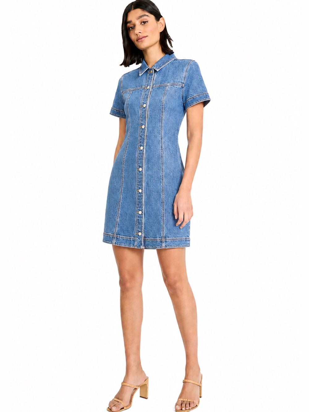 HABITUAL Stretch Denim Shirtdress